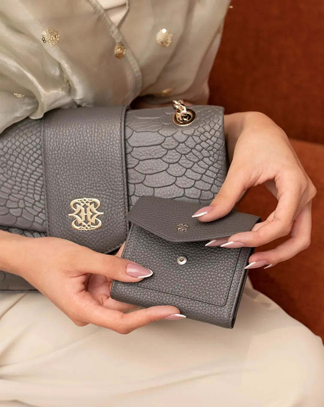 Chic Mini Trifold Wallet For Ladies